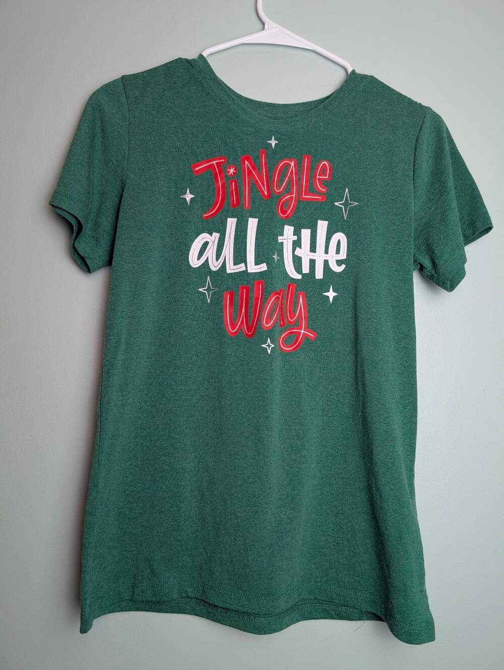 ​Christmas Holidaystyle Holiday Time Graphic T Green Jingle All The Way
